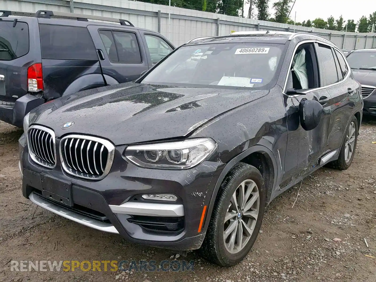 2 Photograph of a damaged car 5UXTR7C59KLE94509 BMW X3 SDRIVE3 2019