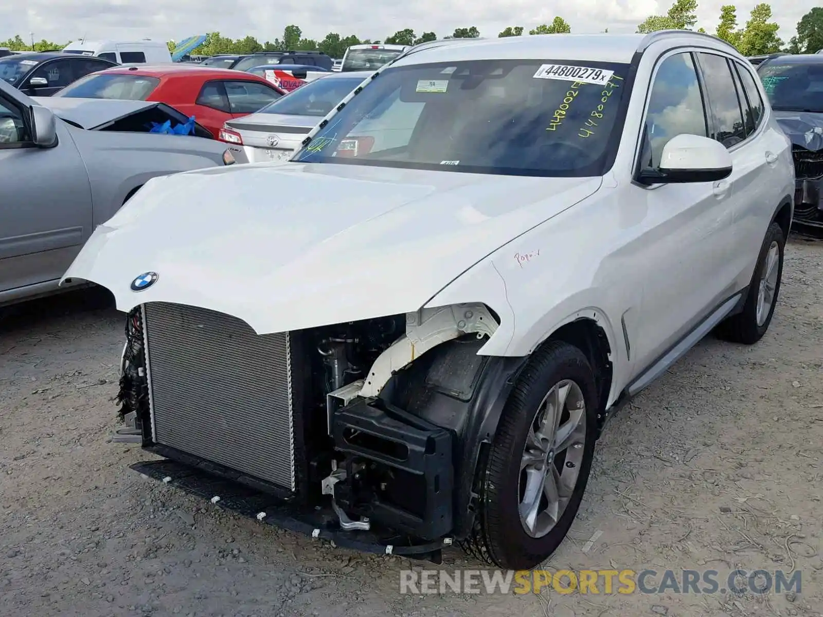 2 Photograph of a damaged car 5UXTR7C59KLF36368 BMW X3 SDRIVE3 2019