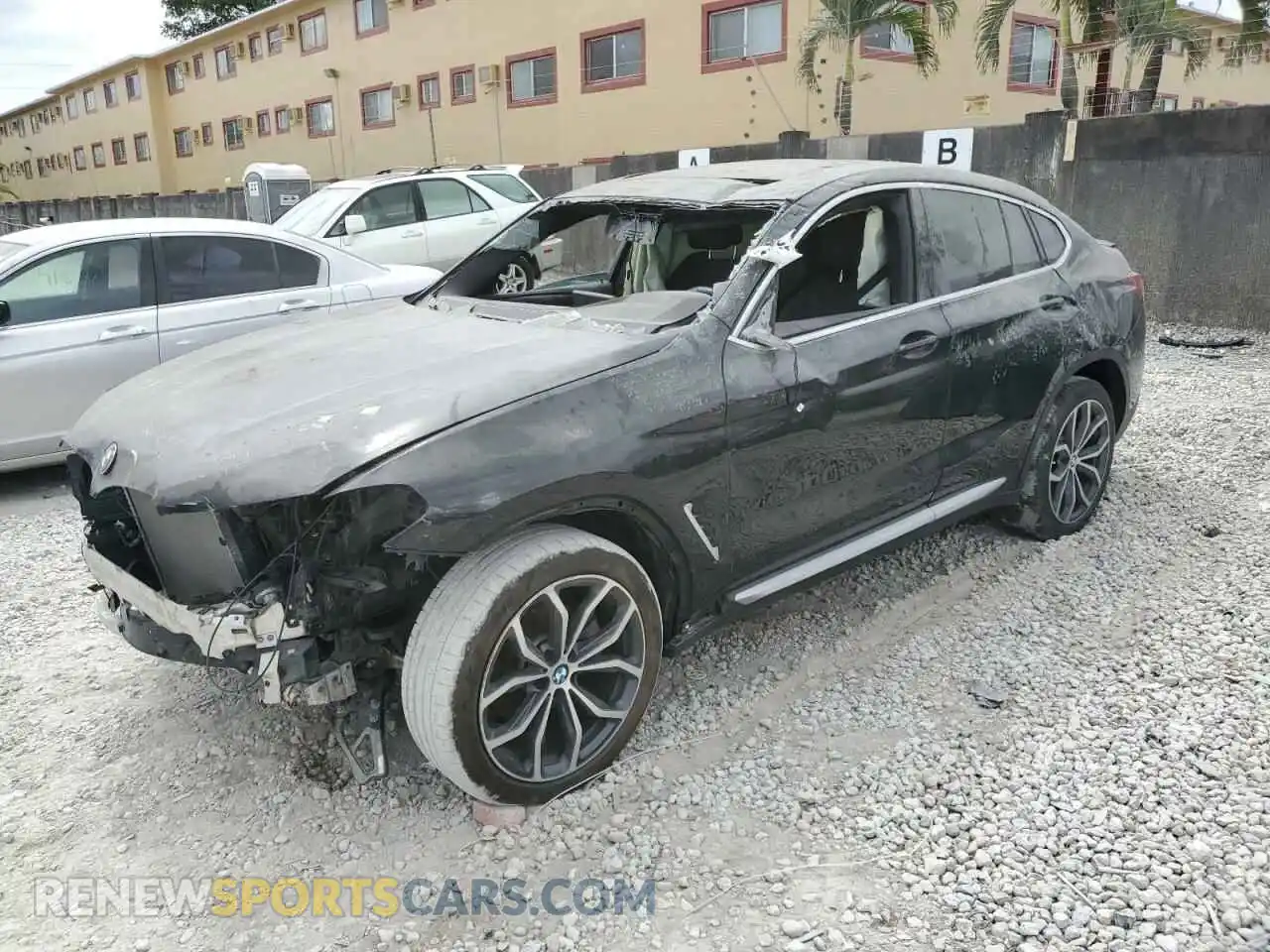 1 fotografías del automóvil dañado 5UXUJ3C50KLG55348 BMW X4 2019