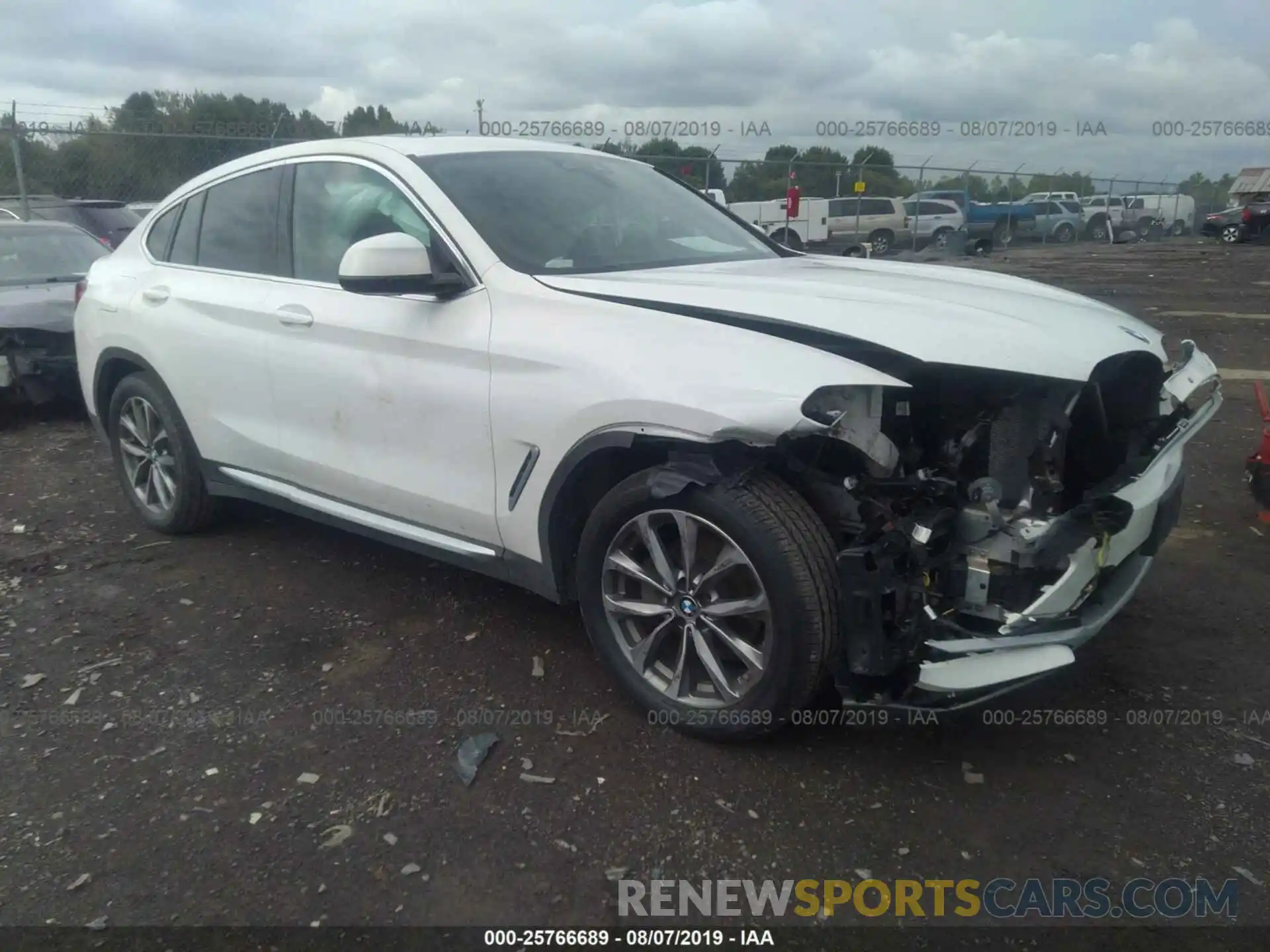 1 Photograph of a damaged car 5UXUJ3C51KLA58516 BMW X4 2019