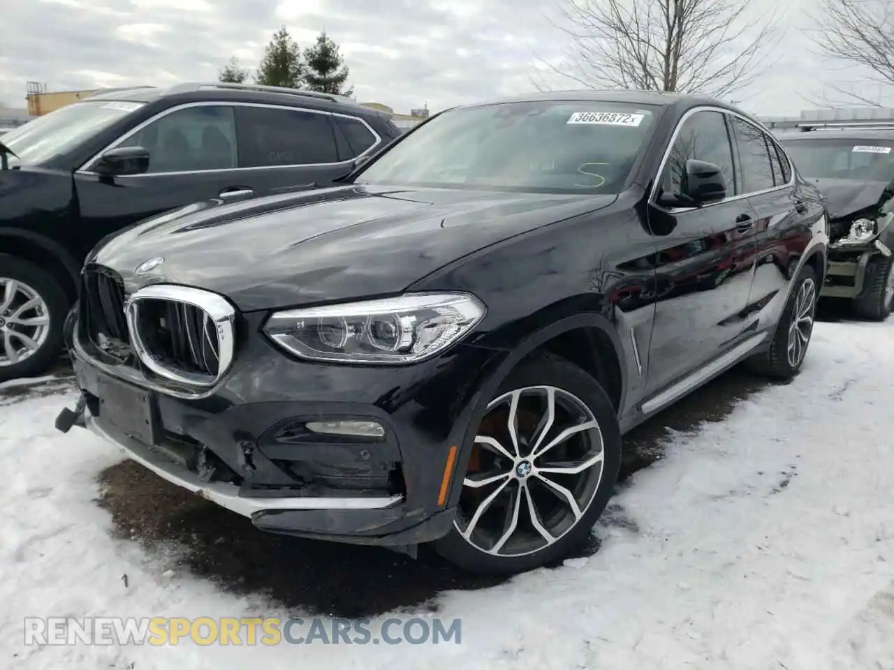 2 fotografías del automóvil dañado 5UXUJ3C52KLG56050 BMW X4 2019