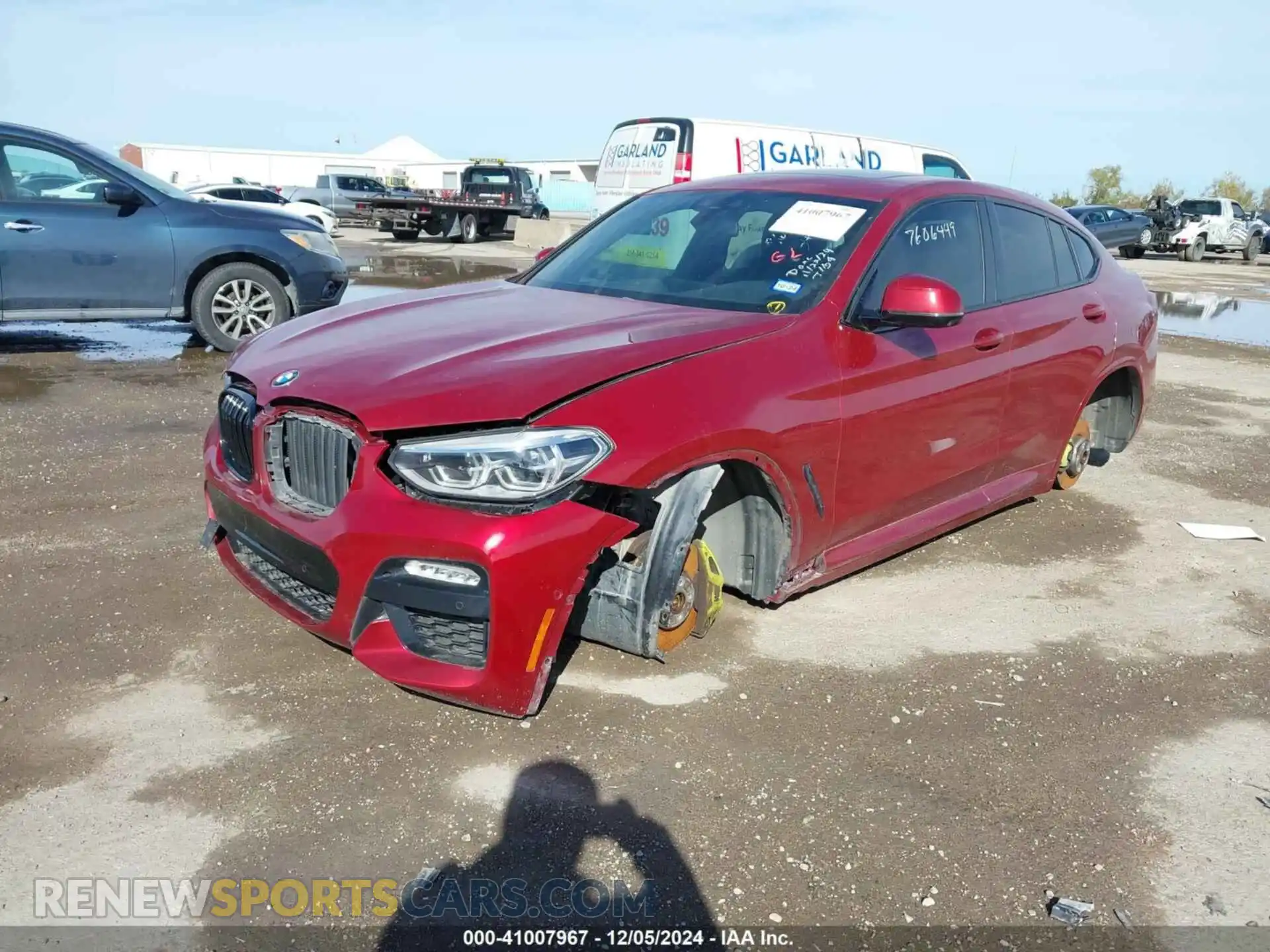 2 Photograph of a damaged car 5UXUJ3C55KLA58616 BMW X4 2019
