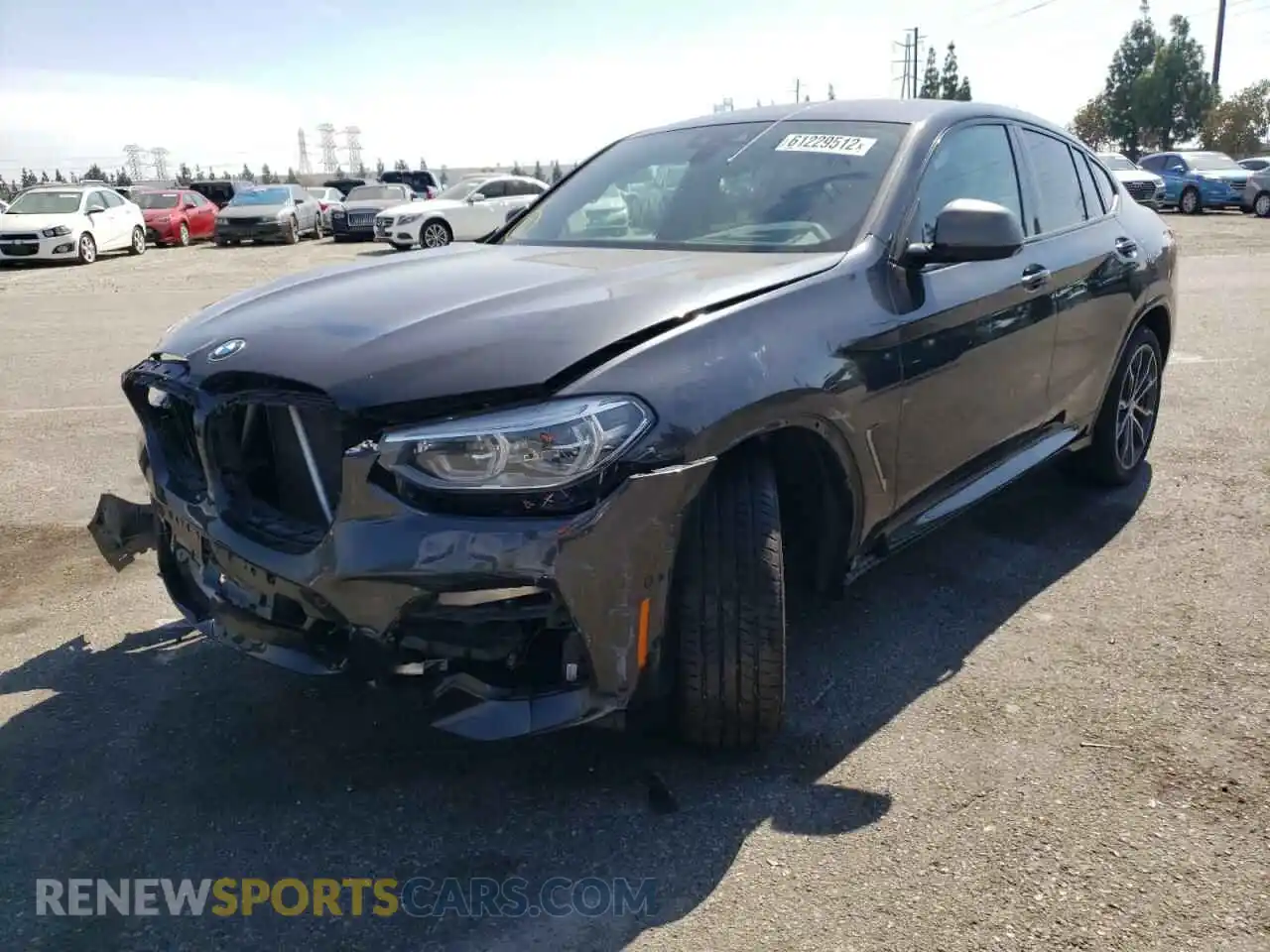 2 Photograph of a damaged car 5UXUJ5C55KLJ63519 BMW X4 2019
