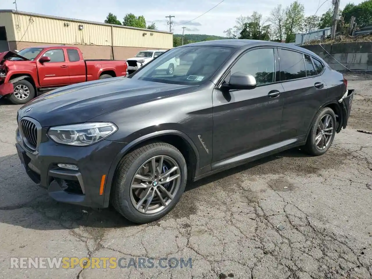 1 Photograph of a damaged car 5UXUJ5C58KLJ64003 BMW X4 2019