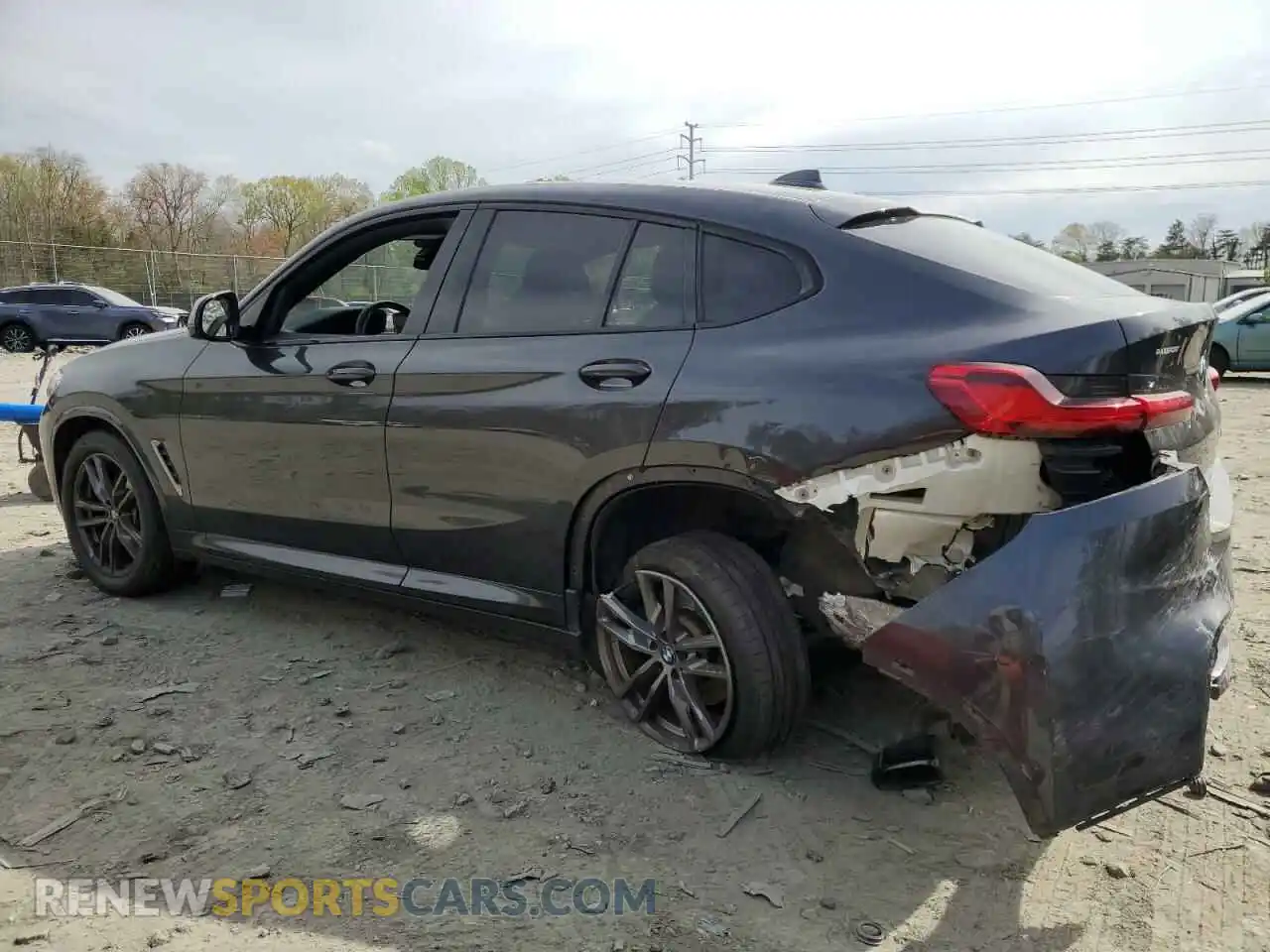 2 fotografías del automóvil dañado 5UXUJ5C5XKLJ64004 BMW X4 2019