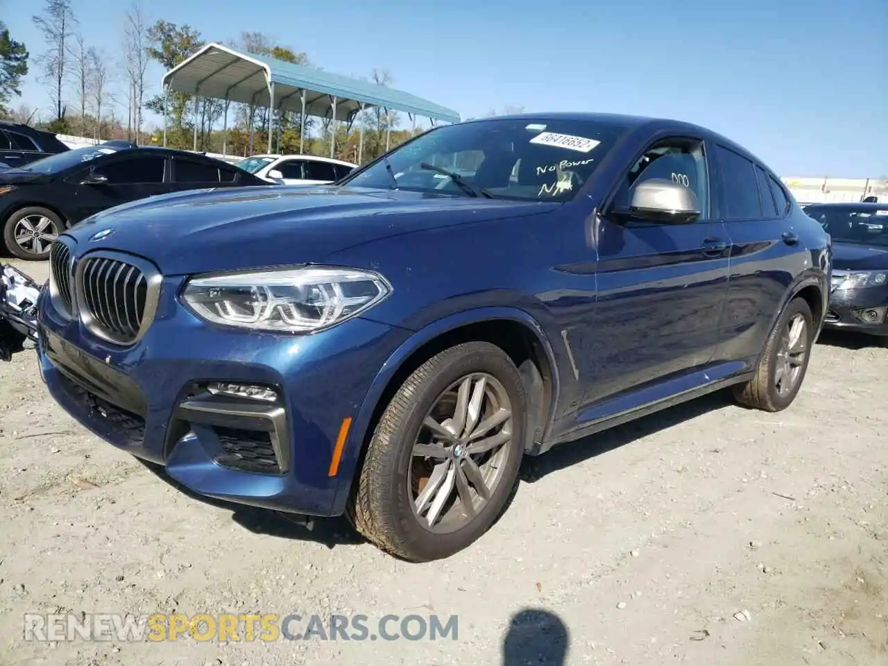 2 Photograph of a damaged car 5UX2V5C04L9D35055 BMW X4 2020