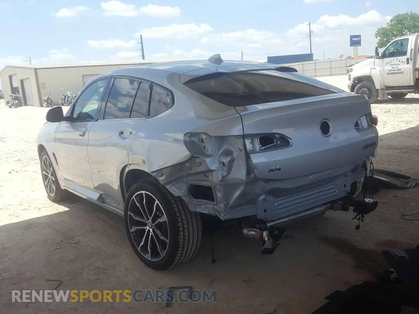 3 fotografías del automóvil dañado 5UX2V5C07LLE69688 BMW X4 2020