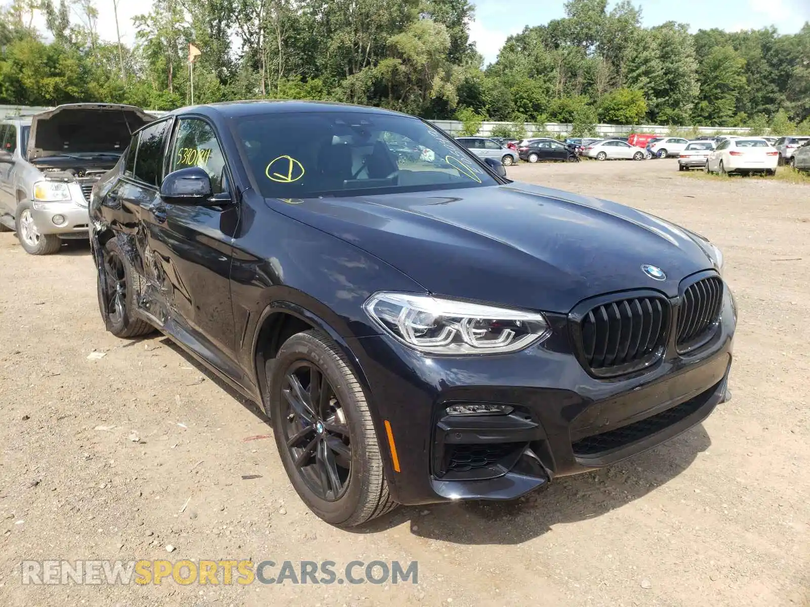 1 Photograph of a damaged car 5UX2V5C07M9E05049 BMW X4 2021
