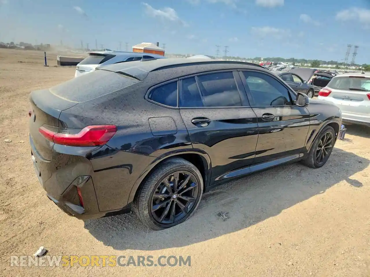 3 Фотография поврежденного автомобиля 5UX33DT03N9K19446 BMW X4 2022