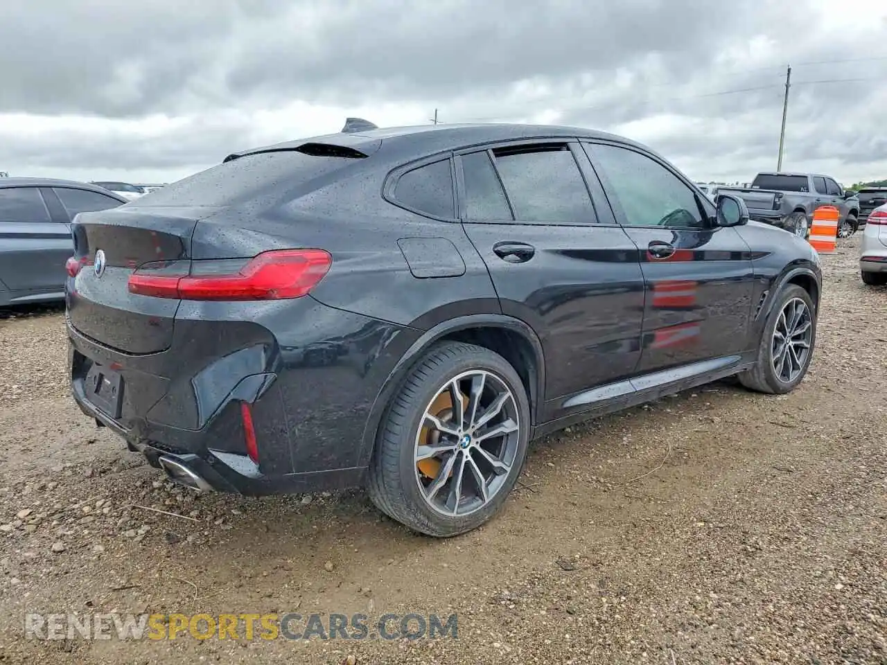 3 fotografías del automóvil dañado 5UX33DT08N9J61897 BMW X4 2022