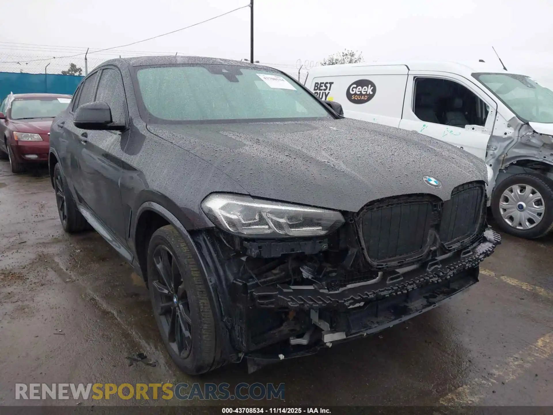 1 Photograph of a damaged car 5UX33DT09N9J09596 BMW X4 2022