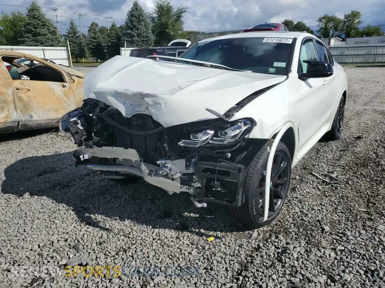 2 Фотография поврежденного автомобиля 5UX43DT01N9K07266 BMW X4 2022