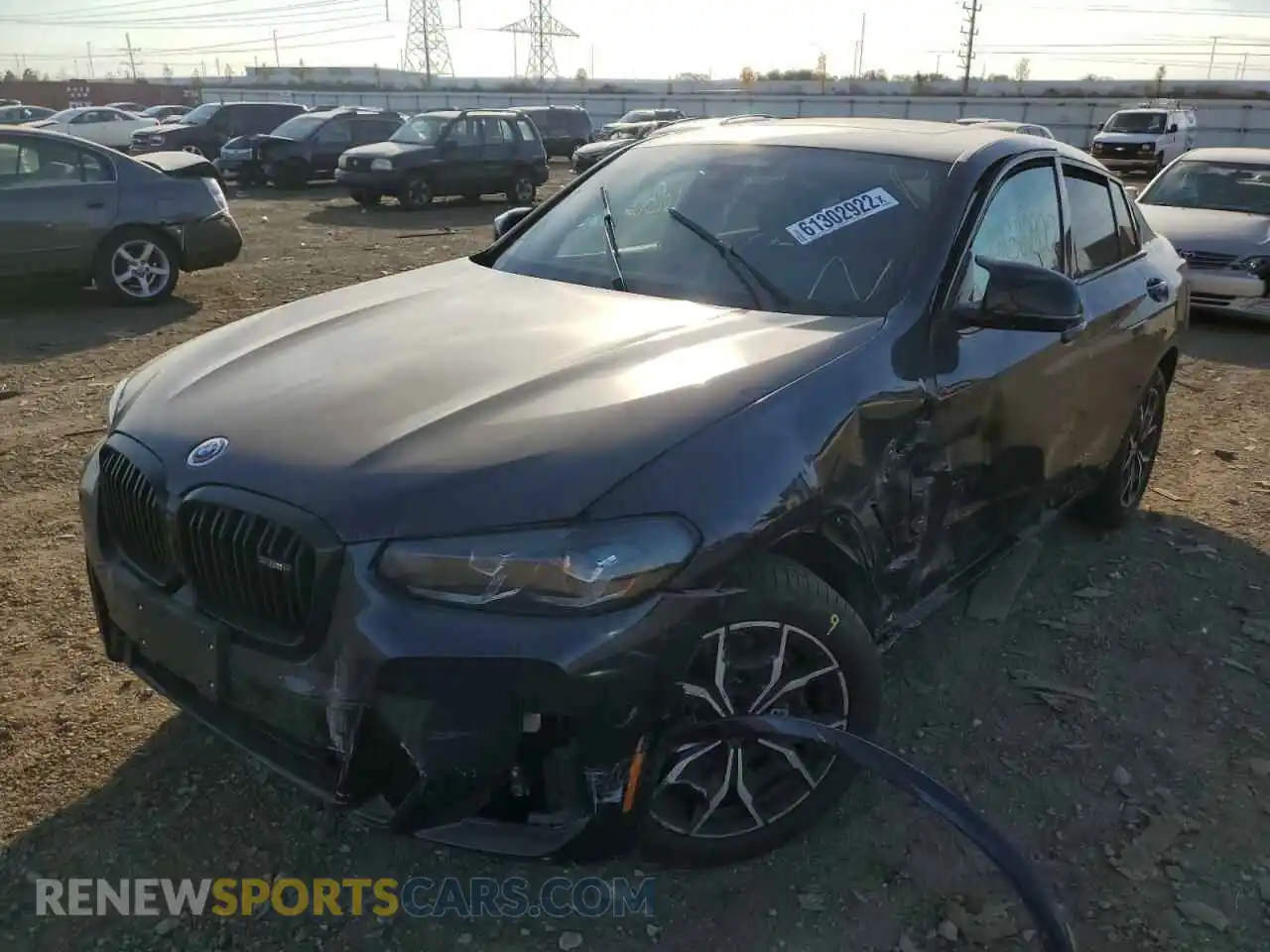2 Photograph of a damaged car 5UX43DT01N9M51175 BMW X4 2022