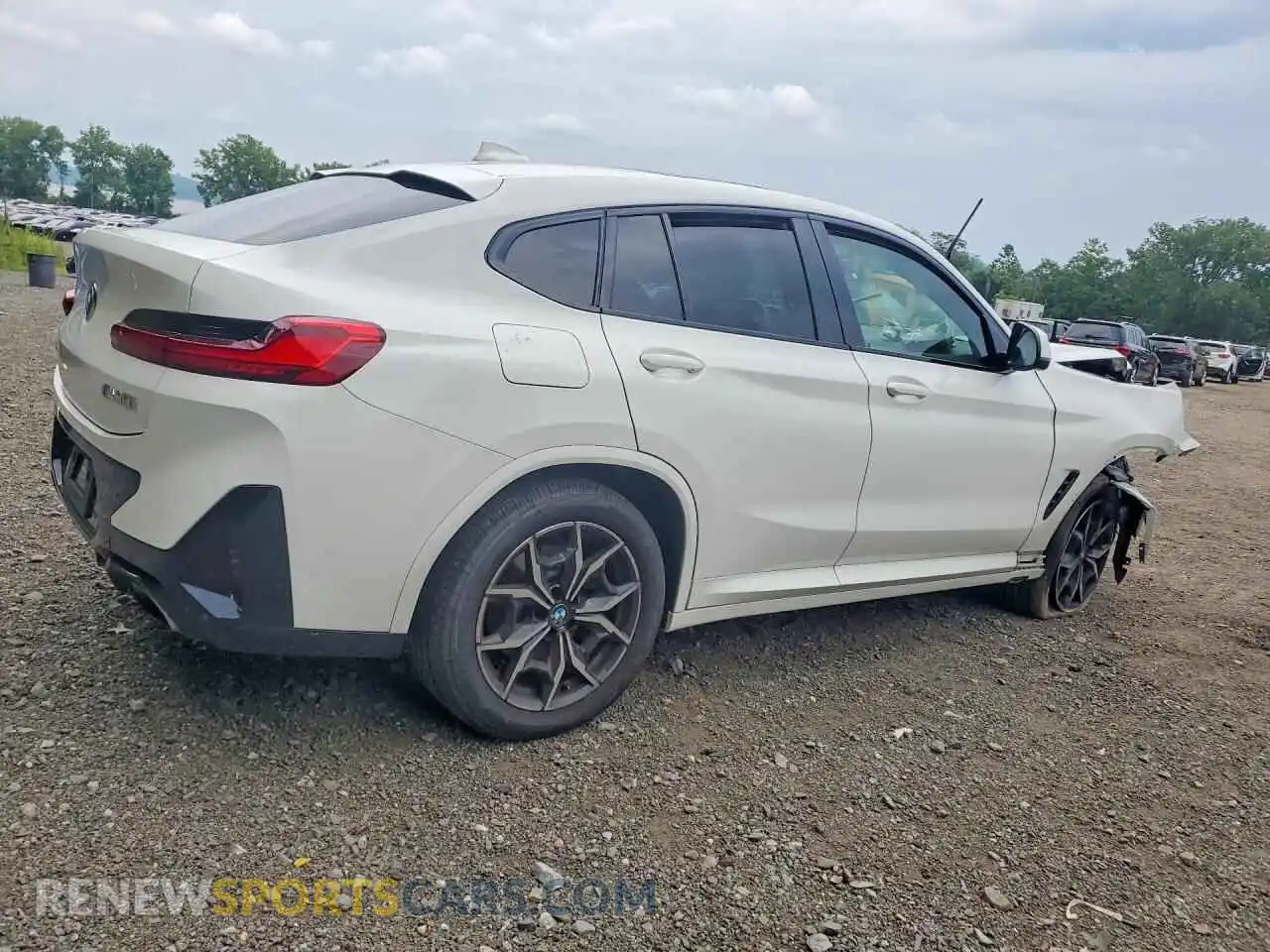 3 fotografías del automóvil dañado 5UX33DT09P9N64614 BMW X4 2023