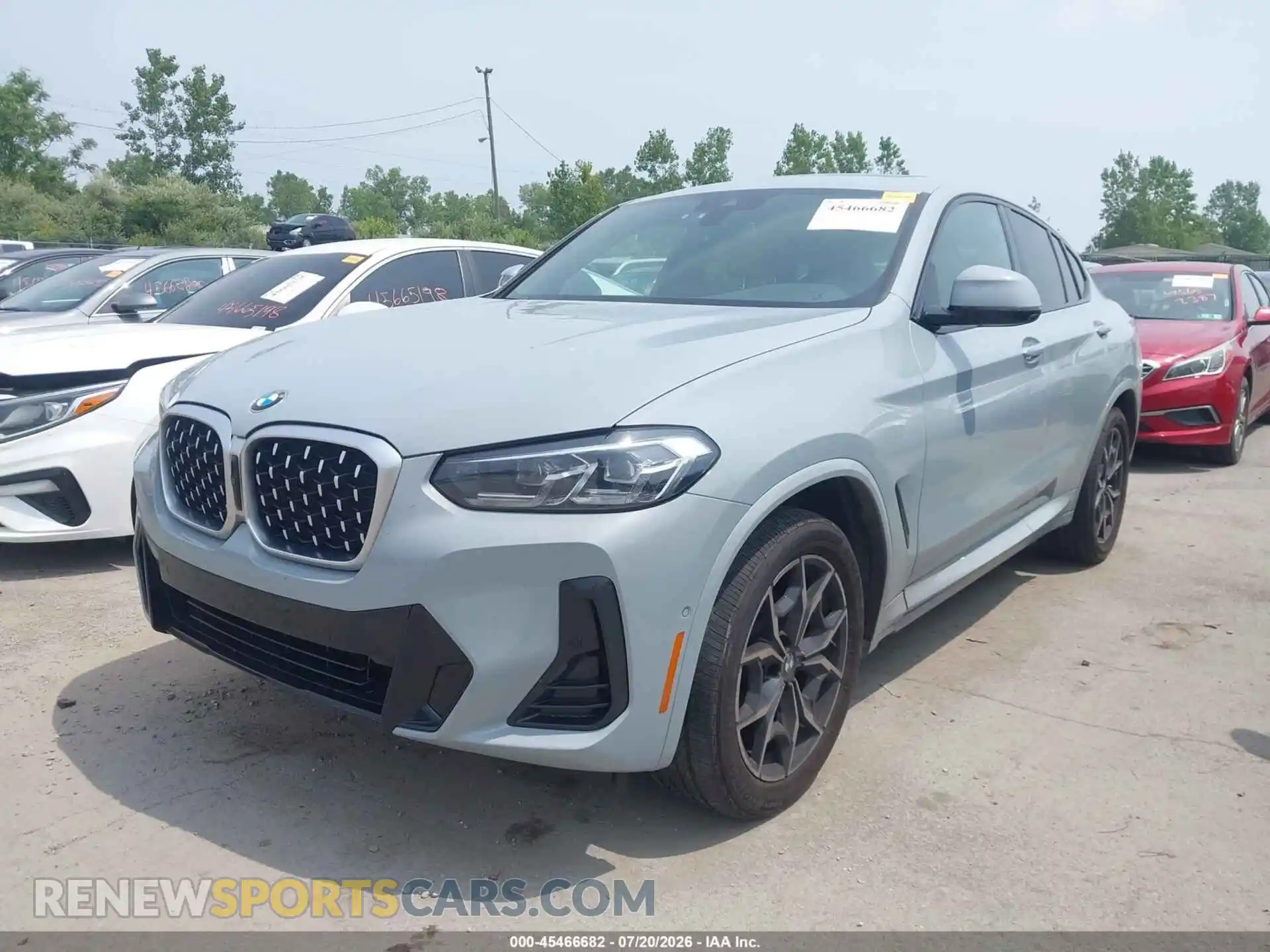 2 fotografías del automóvil dañado 5UX33DT09P9S11001 BMW X4 2023