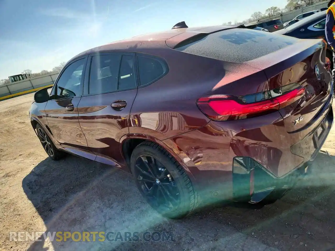 2 Photograph of a damaged car 5UX43DT06P9P84586 BMW X4 2023