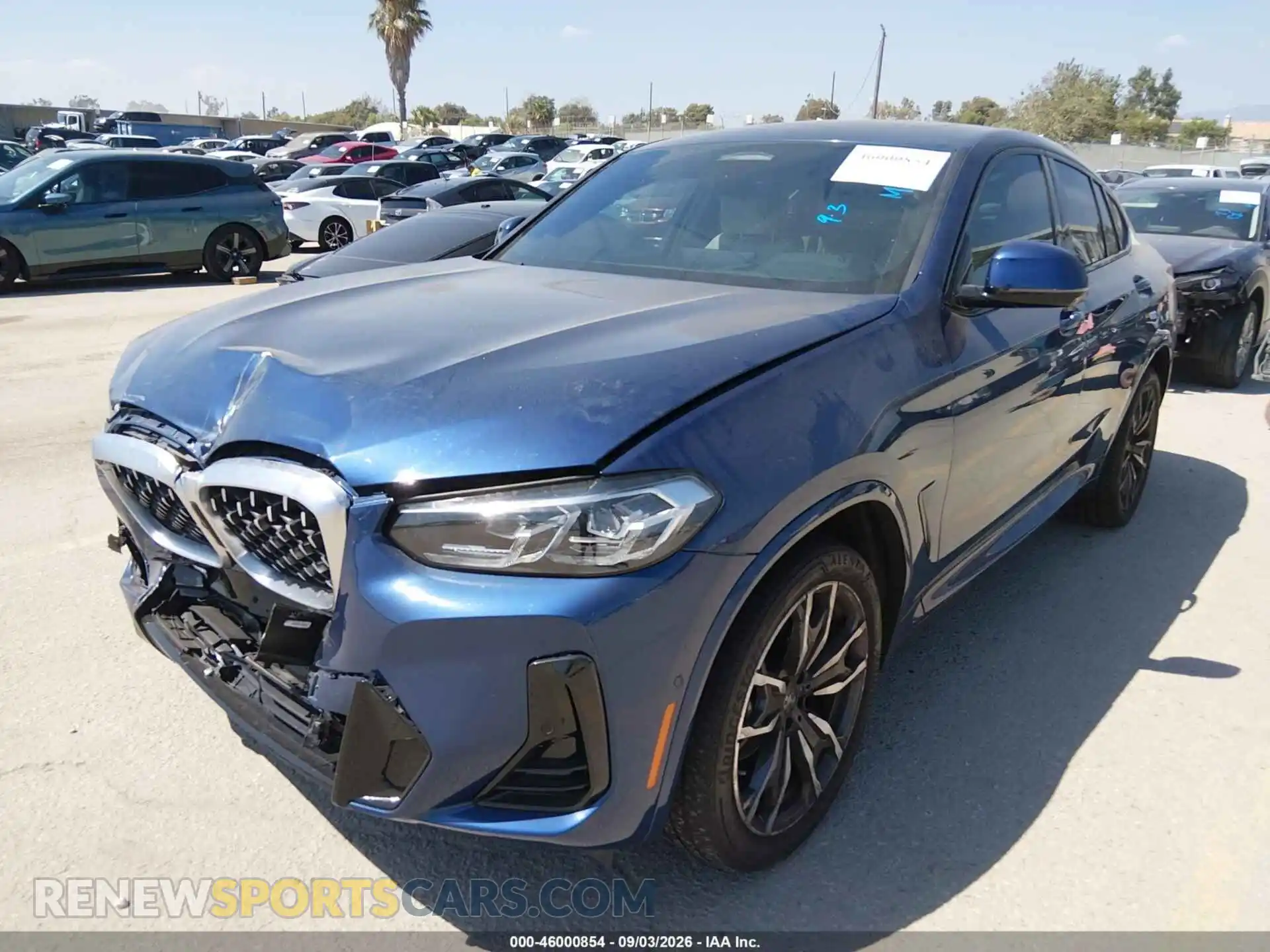 2 Photograph of a damaged car 5UX33DT0XR9V43712 BMW X4 2024