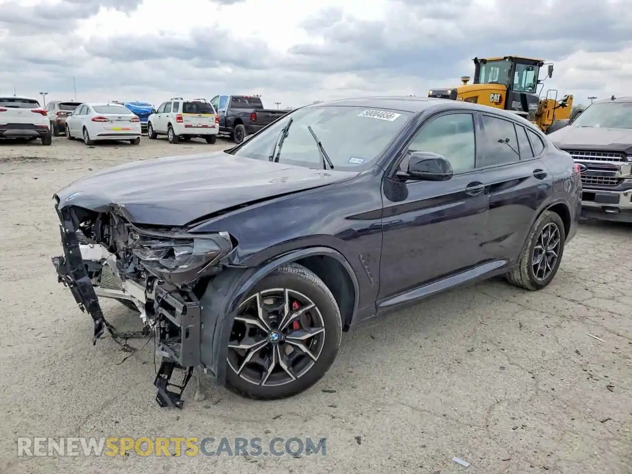 1 Photograph of a damaged car 5UX43DT00R9X28260 BMW X4 2024