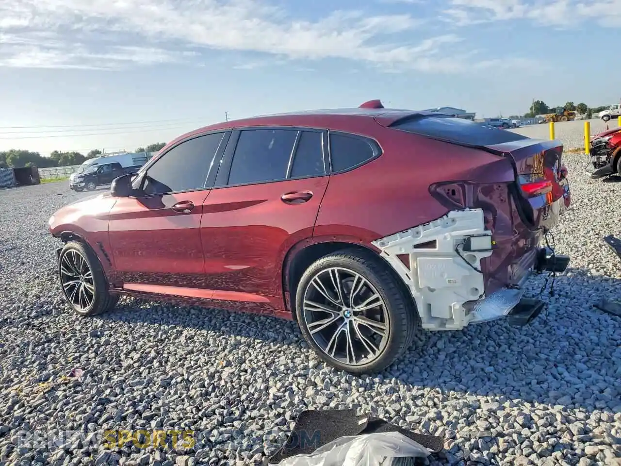2 Photograph of a damaged car 5UX43DT01R9U27268 BMW X4 2024