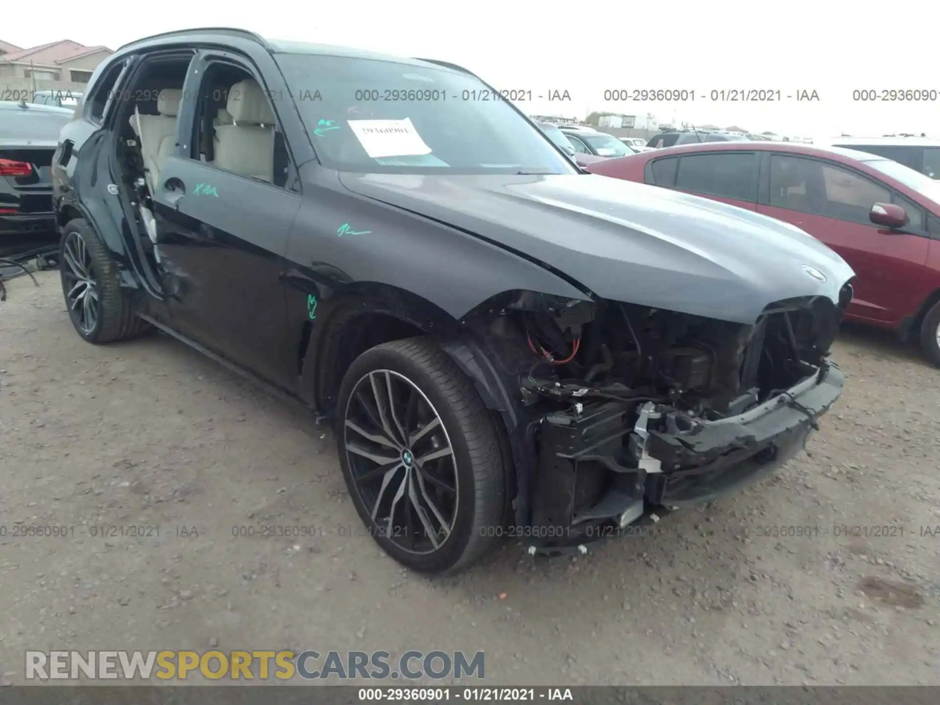 1 Photograph of a damaged car 5UXCR6C52KLL37413 BMW X5 2019