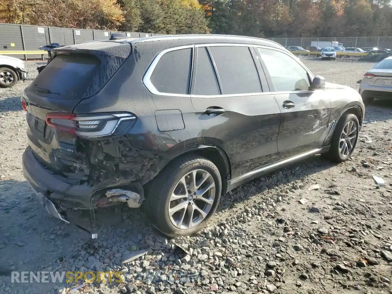 3 fotografías del automóvil dañado 5UXCR6C52KLL53580 BMW X5 2019
