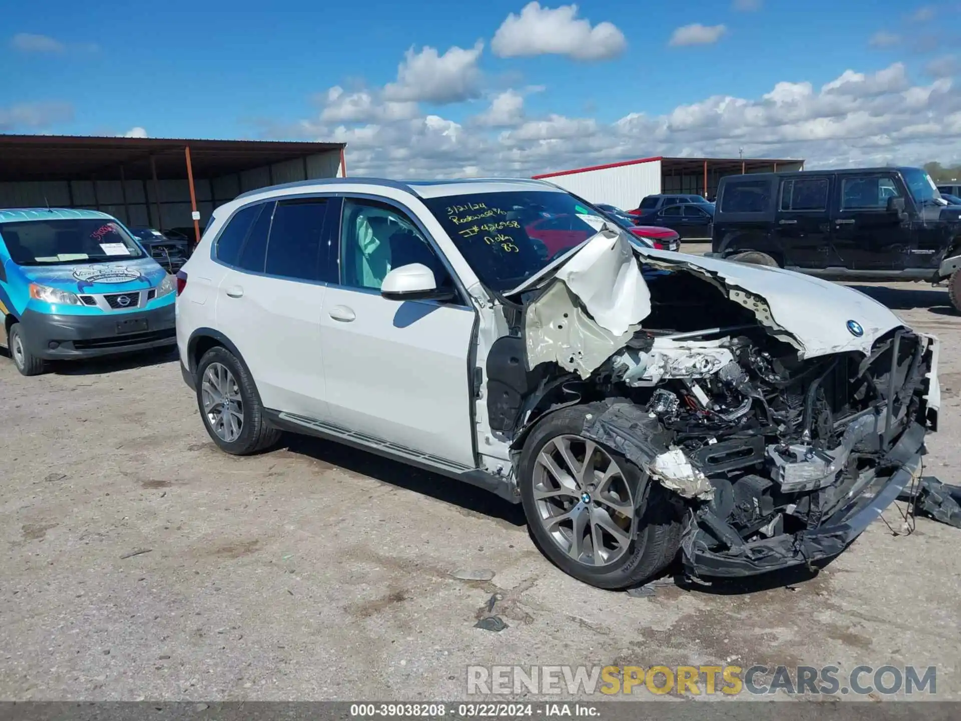 1 Photograph of a damaged car 5UXCR6C54KLK83127 BMW X5 2019