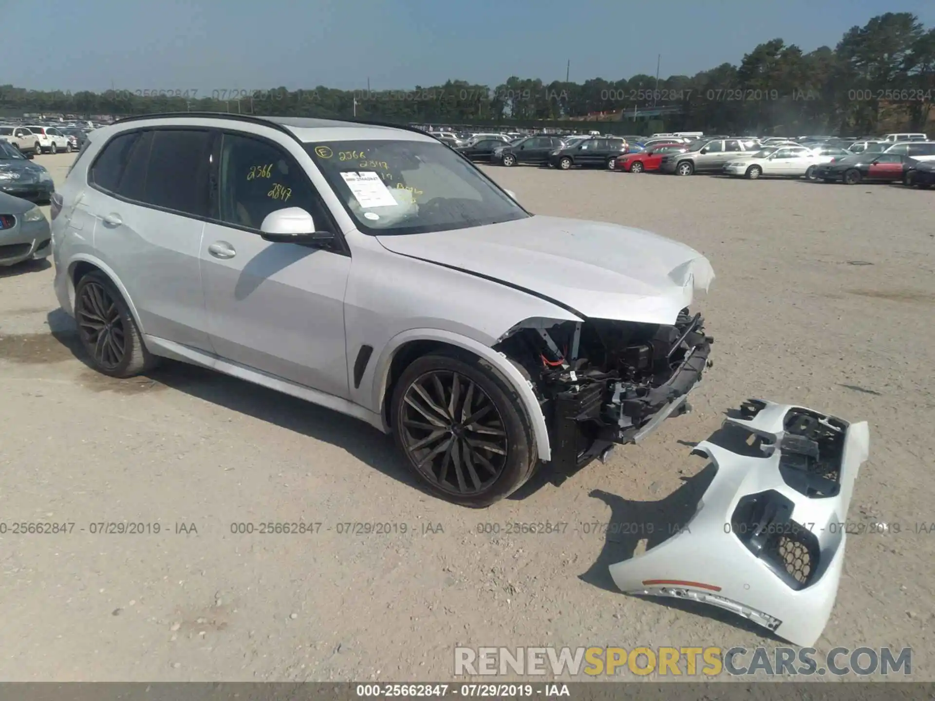 1 Photograph of a damaged car 5UXCR6C54KLL08012 BMW X5 2019