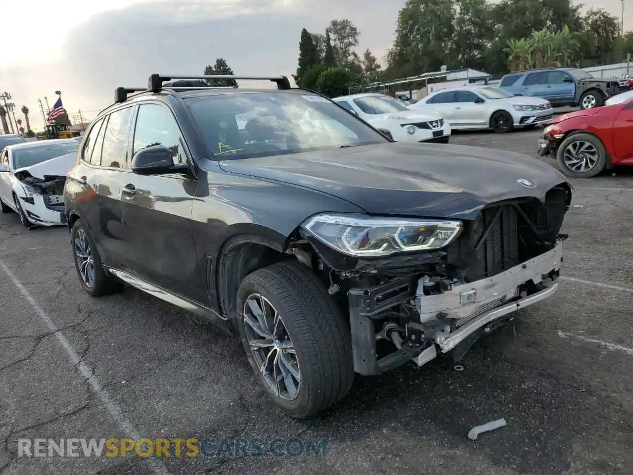 1 fotografías del automóvil dañado 5UXCR6C58KLL14475 BMW X5 2019