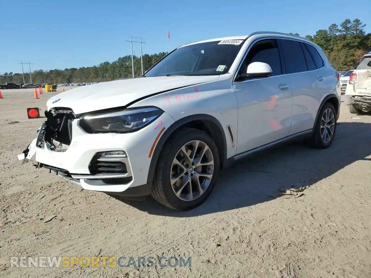 1 Photograph of a damaged car 5UXCR6C58KLL64552 BMW X5 2019