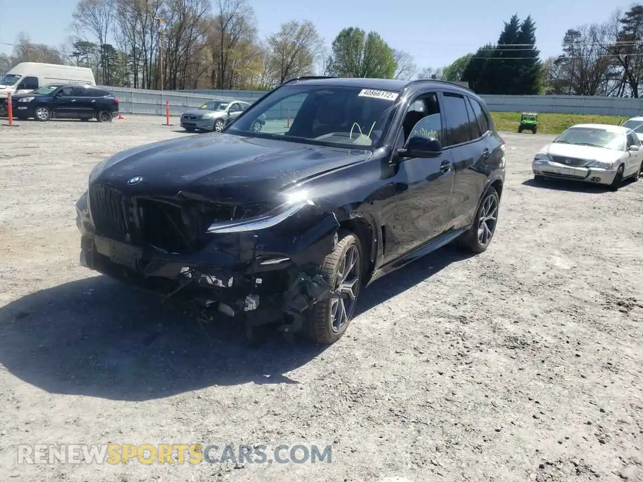 2 Photograph of a damaged car 5UXJU2C52KLN49887 BMW X5 2019