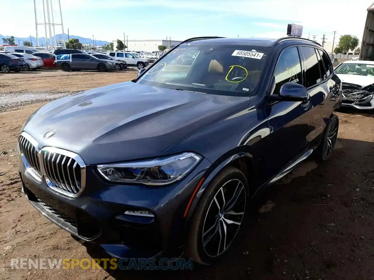 2 Photograph of a damaged car 5UXJU2C52KLN67693 BMW X5 2019