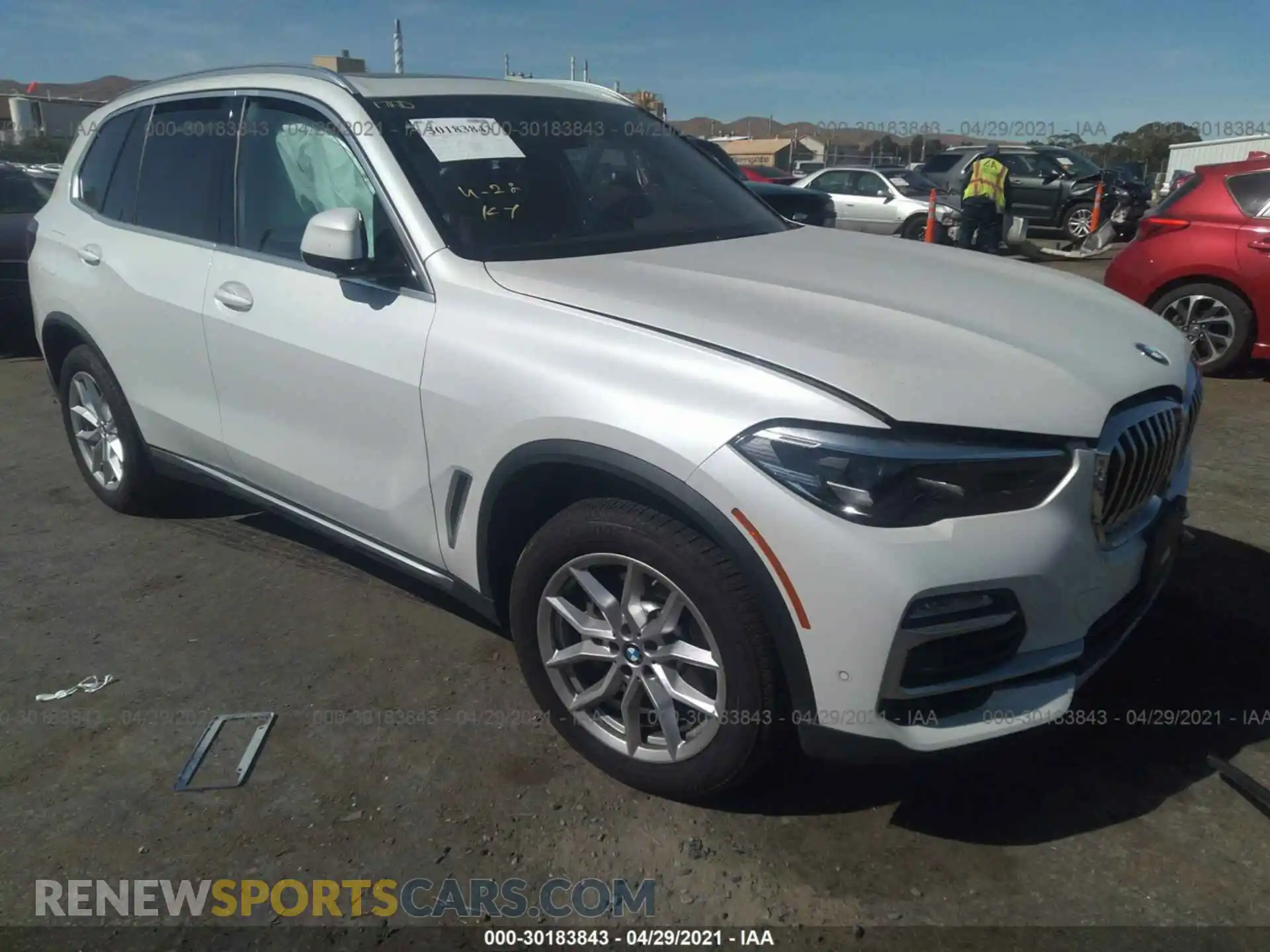 1 Photograph of a damaged car 5UXCR4C00L9C18575 BMW X5 2020