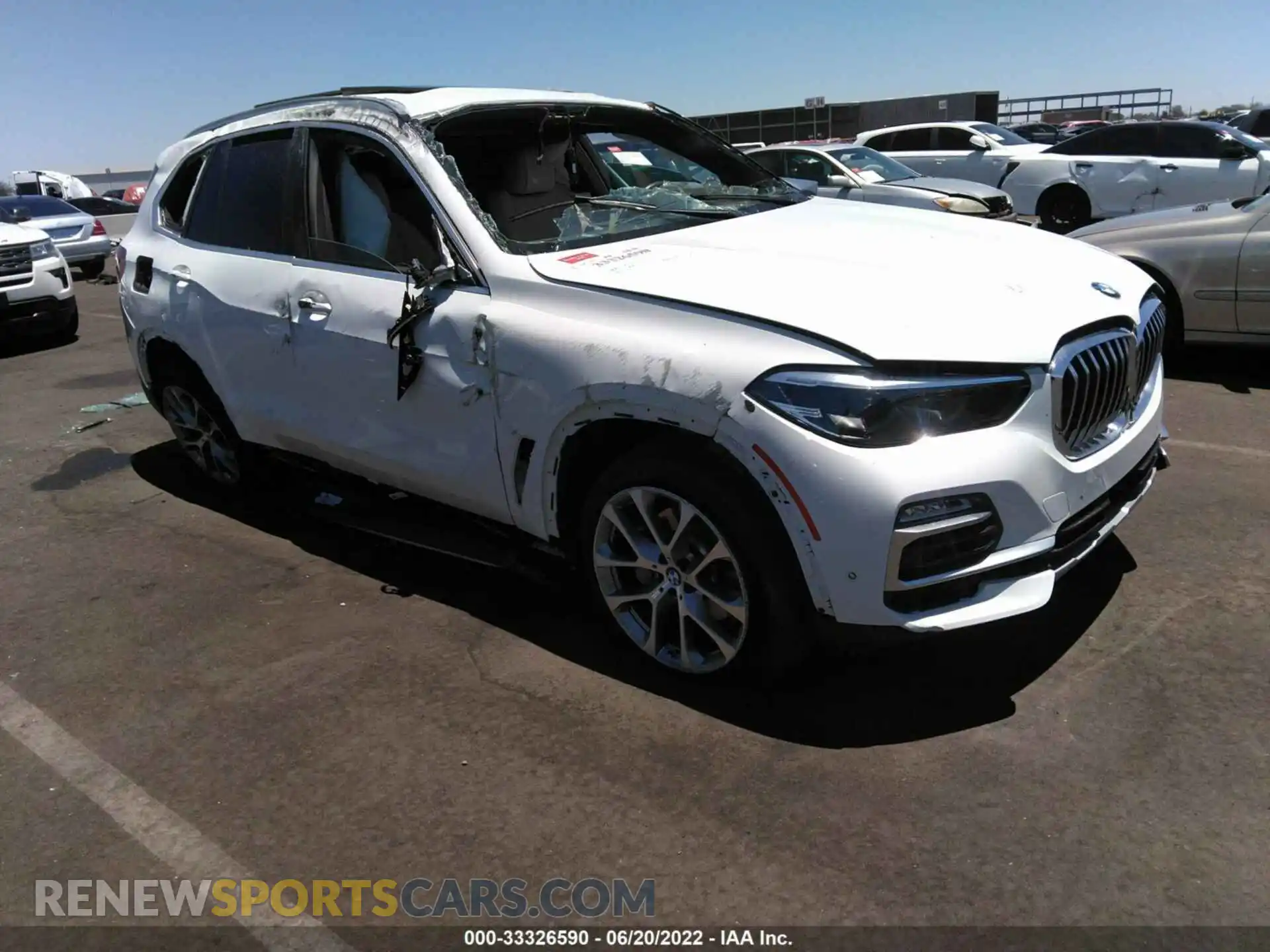1 Фотография поврежденного автомобиля 5UXCR4C01L9B55826 BMW X5 2020