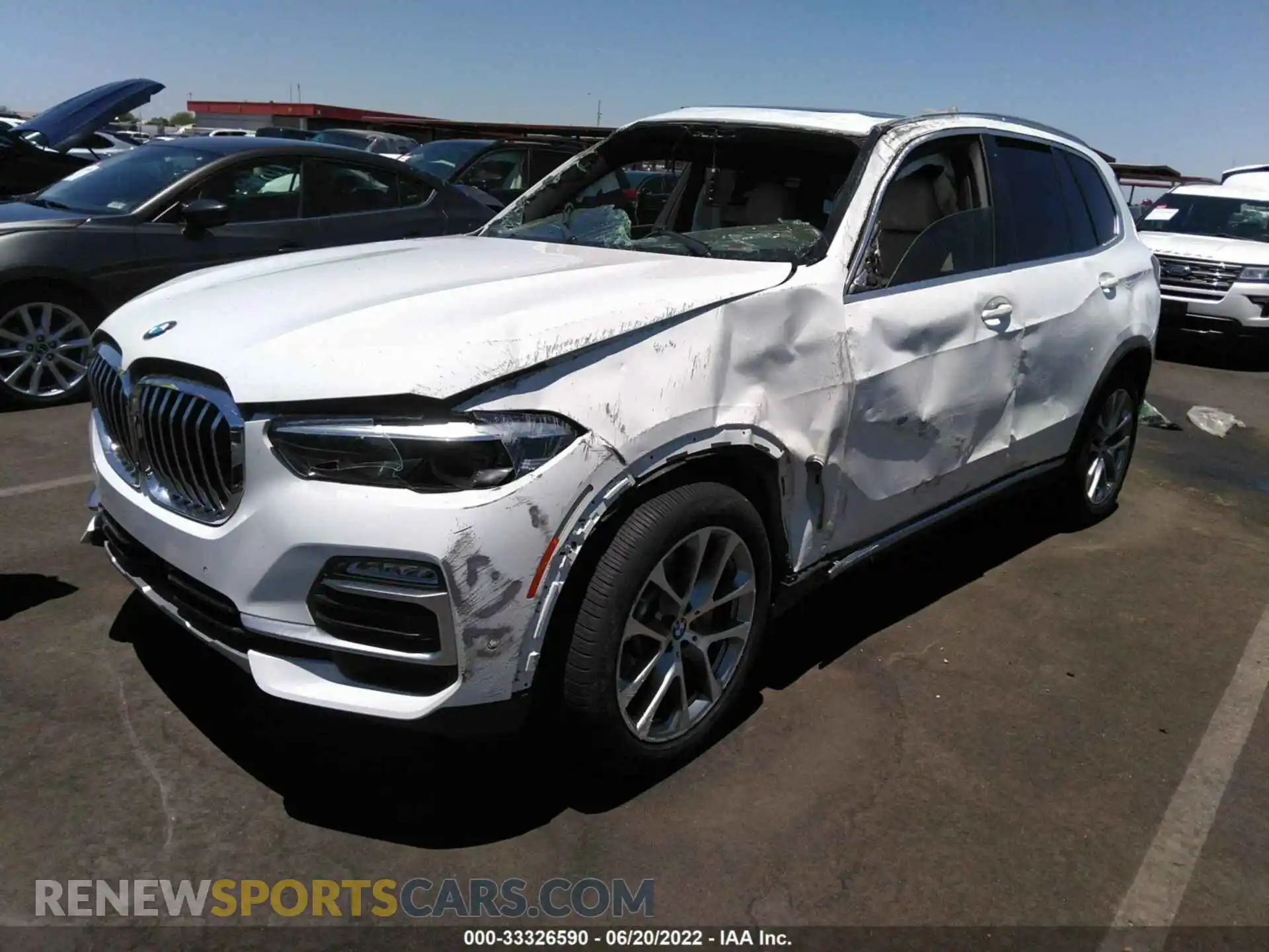 2 Фотография поврежденного автомобиля 5UXCR4C01L9B55826 BMW X5 2020