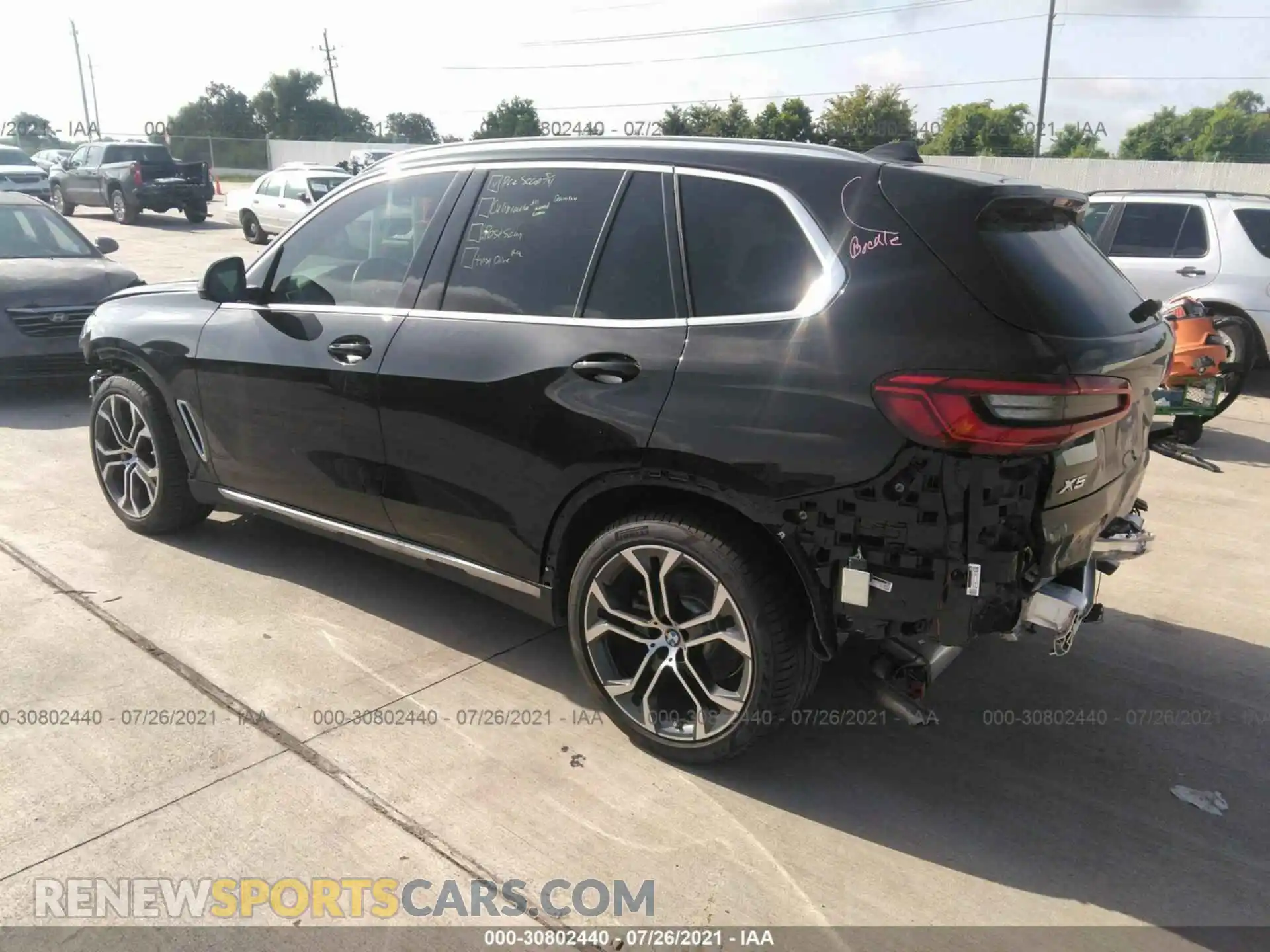 3 Photograph of a damaged car 5UXCR4C02LLW65005 BMW X5 2020