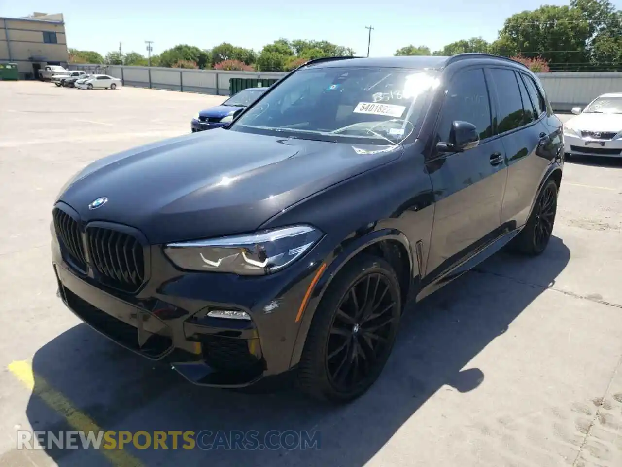 2 fotografías del automóvil dañado 5UXCR4C06L9B51867 BMW X5 2020