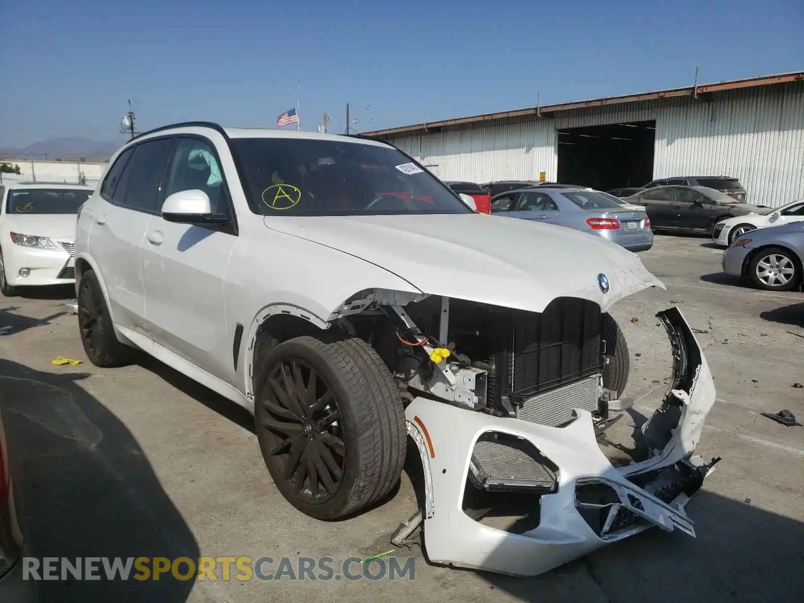 1 Photograph of a damaged car 5UXCR4C07LLW64562 BMW X5 2020