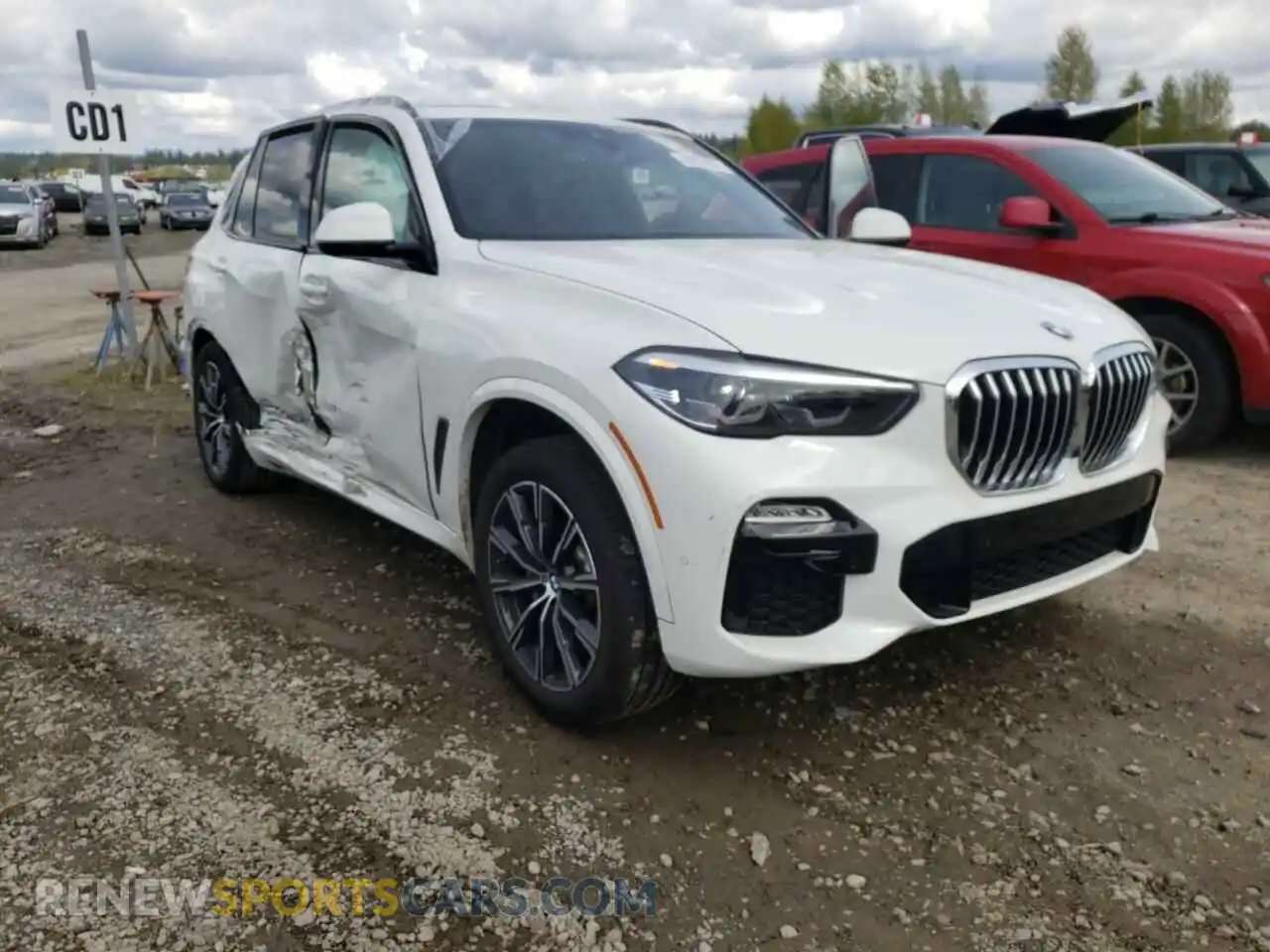 1 Photograph of a damaged car 5UXCR6C01L9B64974 BMW X5 2020