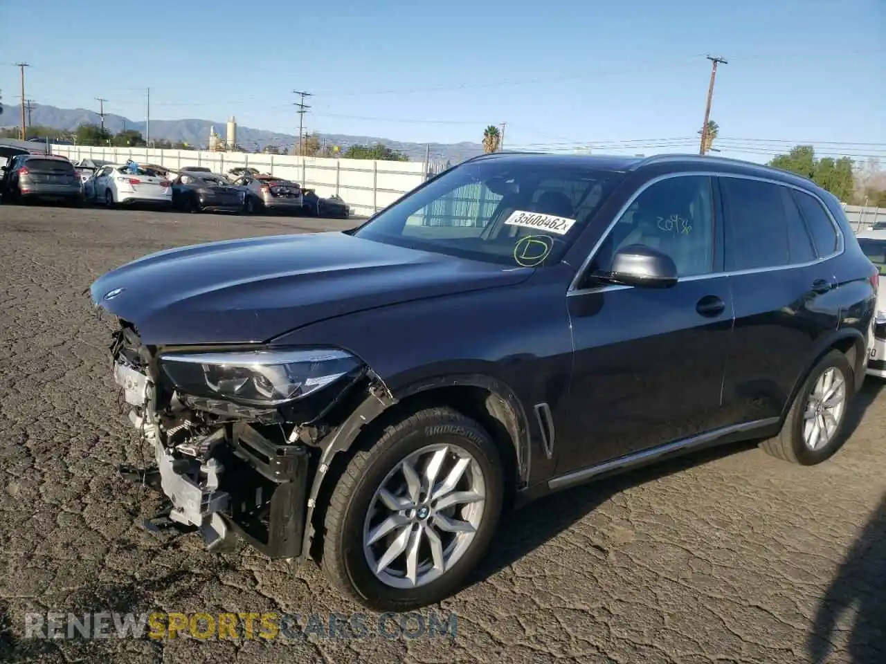 2 Photograph of a damaged car 5UXCR6C02L9D08564 BMW X5 2020