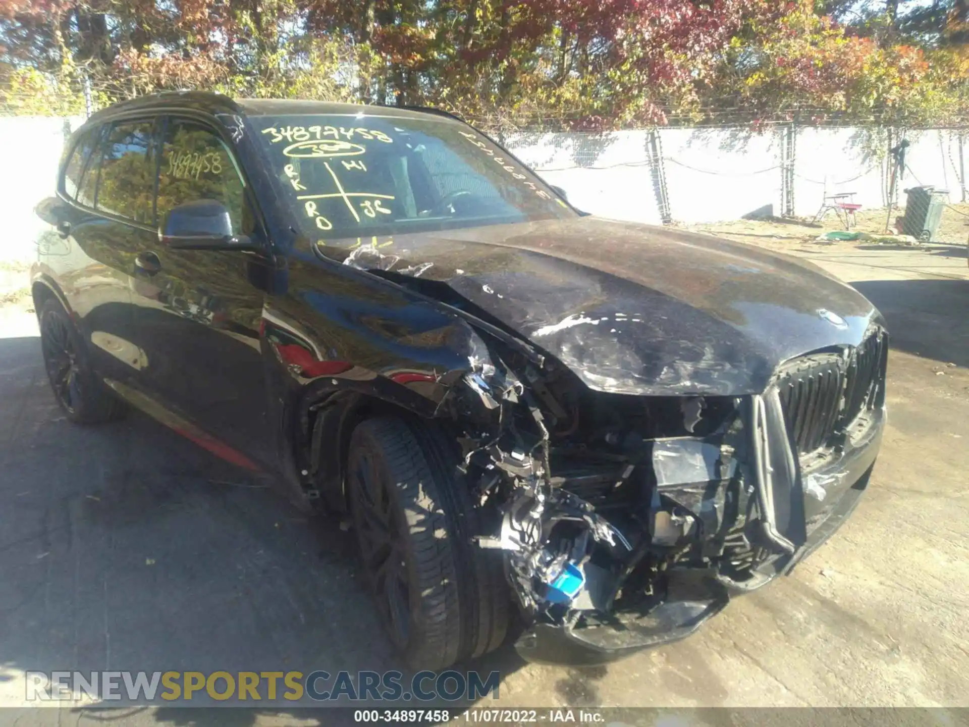 1 Photograph of a damaged car 5UXCR6C03L9C65580 BMW X5 2020