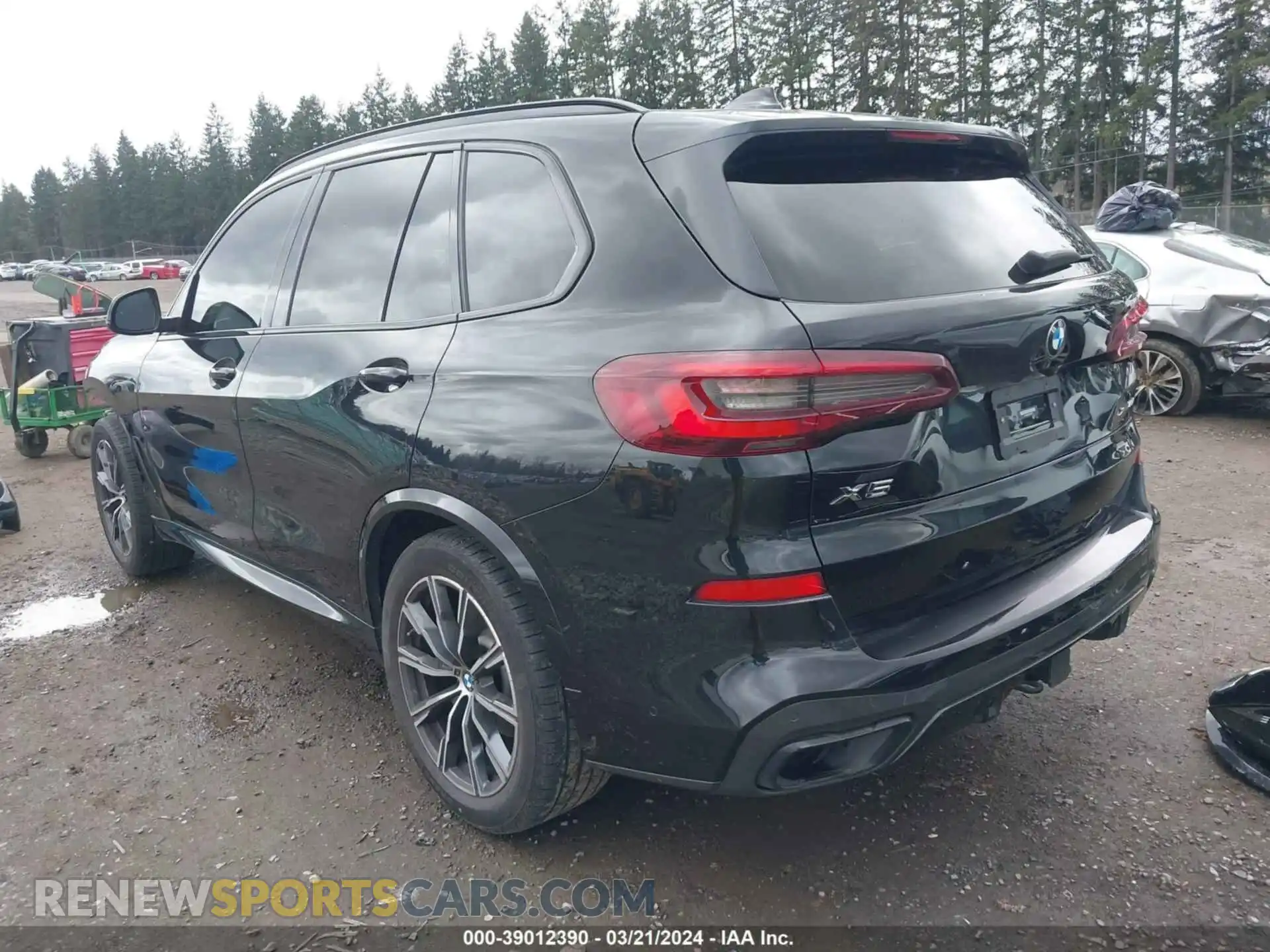 3 fotografías del automóvil dañado 5UXCR6C04L9C67290 BMW X5 2020