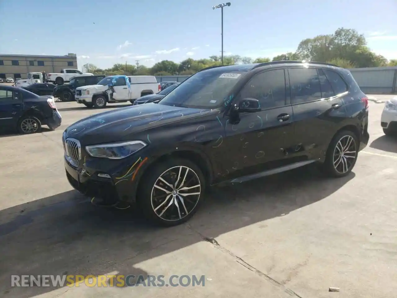 2 Photograph of a damaged car 5UXCR6C06LLL83008 BMW X5 2020