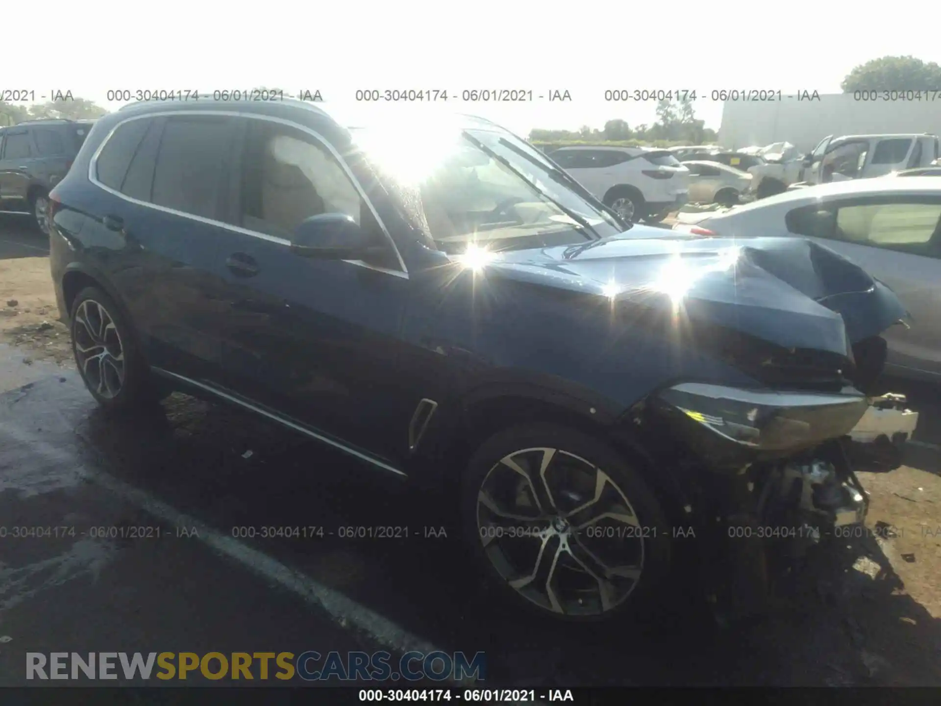 1 Photograph of a damaged car 5UXCR6C09LLL74917 BMW X5 2020