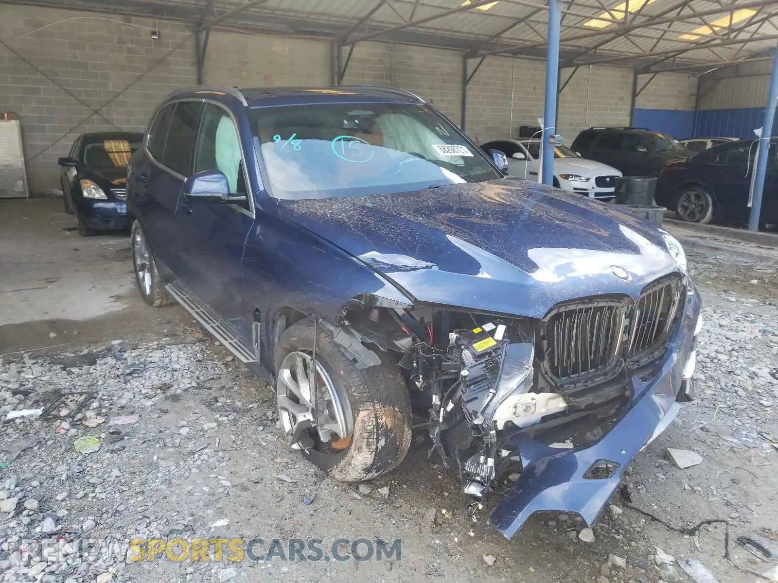 1 Photograph of a damaged car 5UXCR6C0XL9D38010 BMW X5 2020