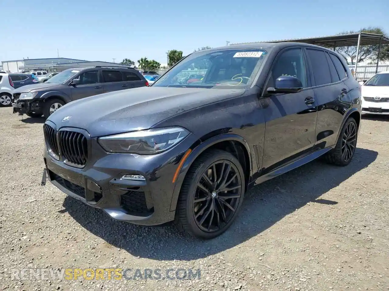 2 Photograph of a damaged car 5UXJU4C02LLE45324 BMW X5 2020