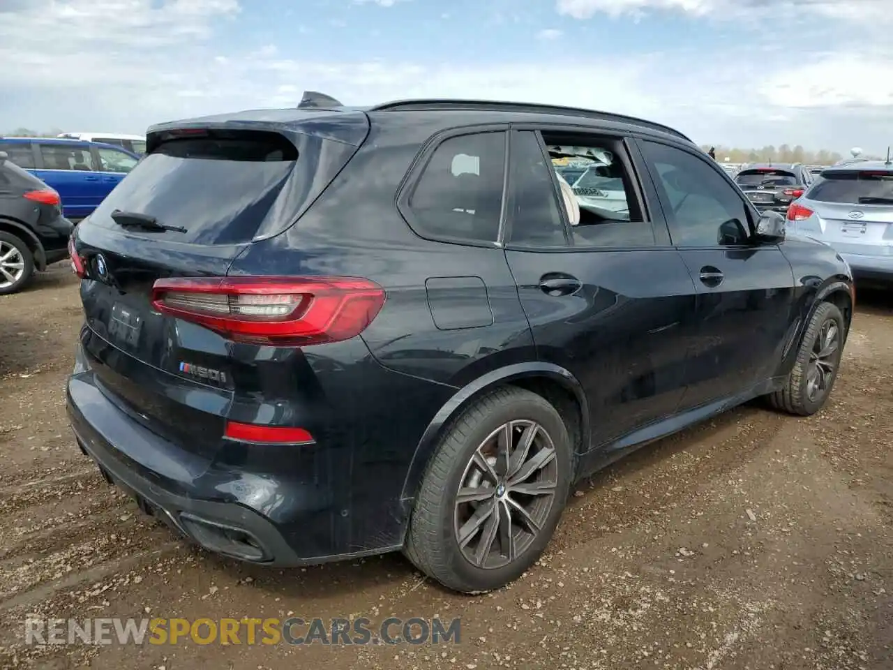 3 fotografías del automóvil dañado 5UXJU4C03LLE46062 BMW X5 2020