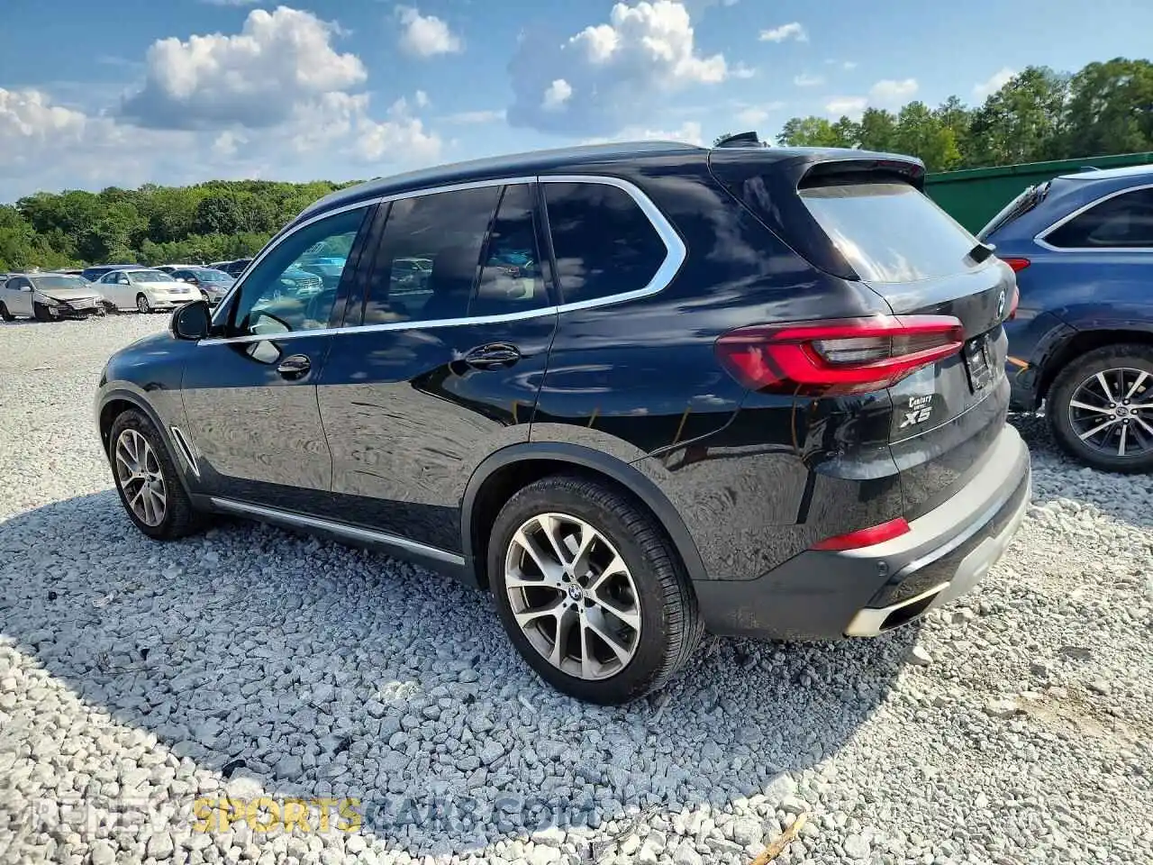 2 fotografías del automóvil dañado 5UXCR4C01M9E29351 BMW X5 2021