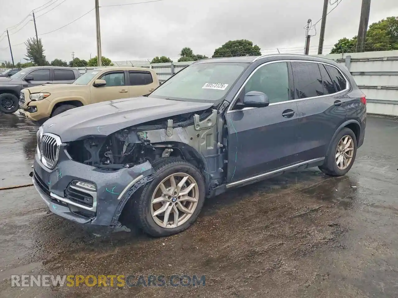 1 fotografías del automóvil dañado 5UXCR4C02M9E73665 BMW X5 2021
