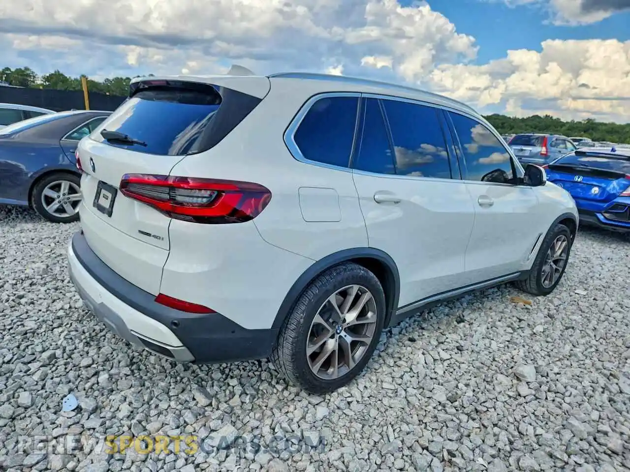 3 fotografías del automóvil dañado 5UXCR4C07M9F47646 BMW X5 2021
