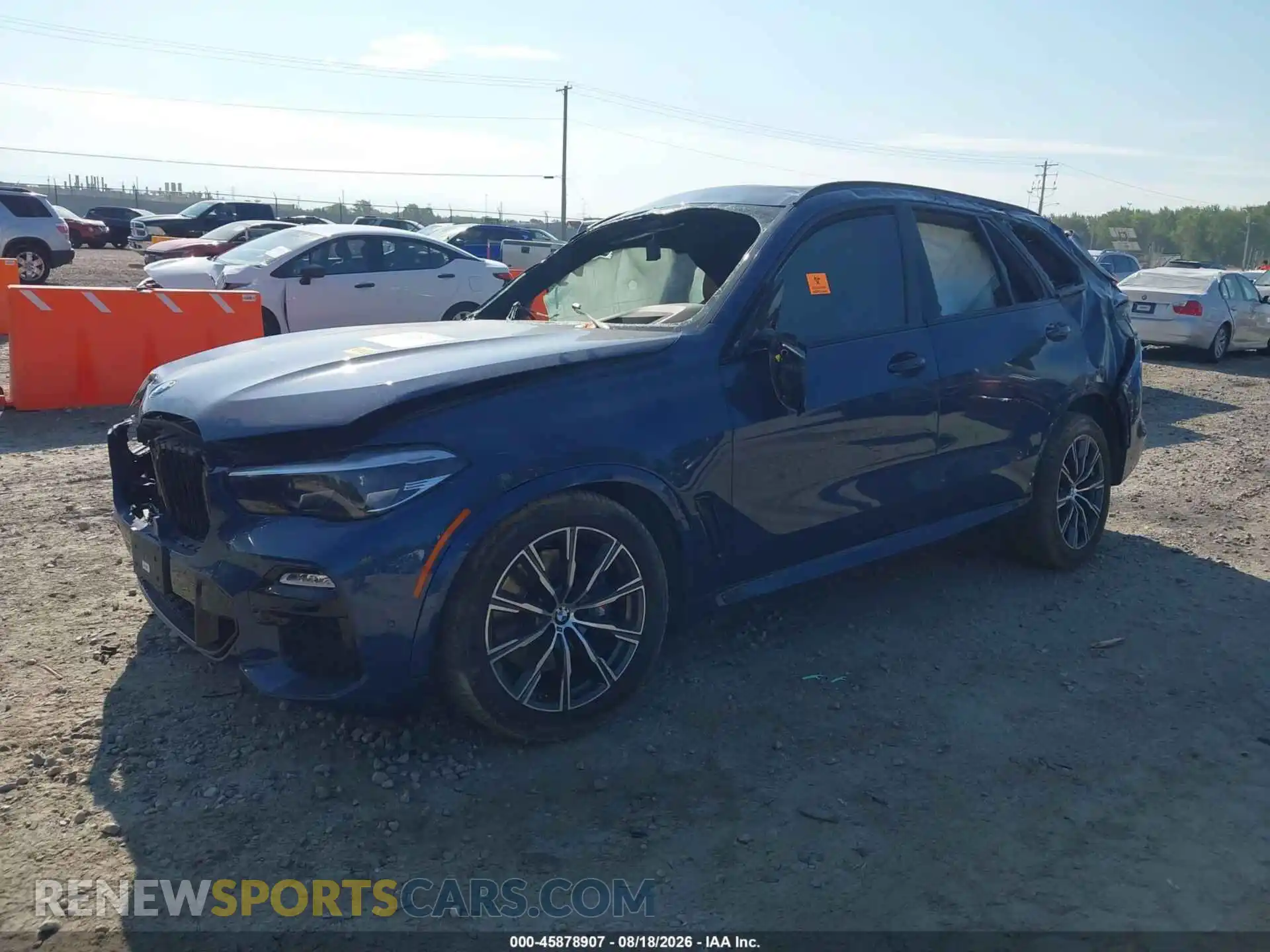 2 fotografías del automóvil dañado 5UXCR6C00M9E09894 BMW X5 2021